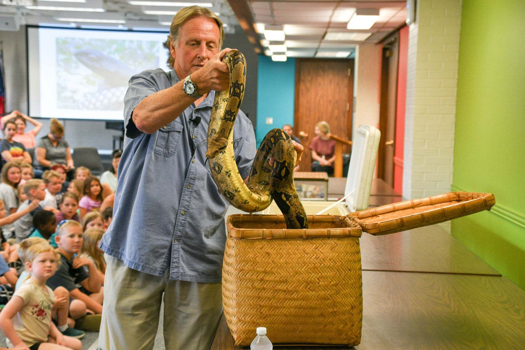 Snake Day at Clara B. Mounce Public Library